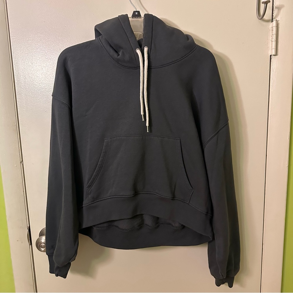 GAP Women's Charcoal Hoodie Sweater